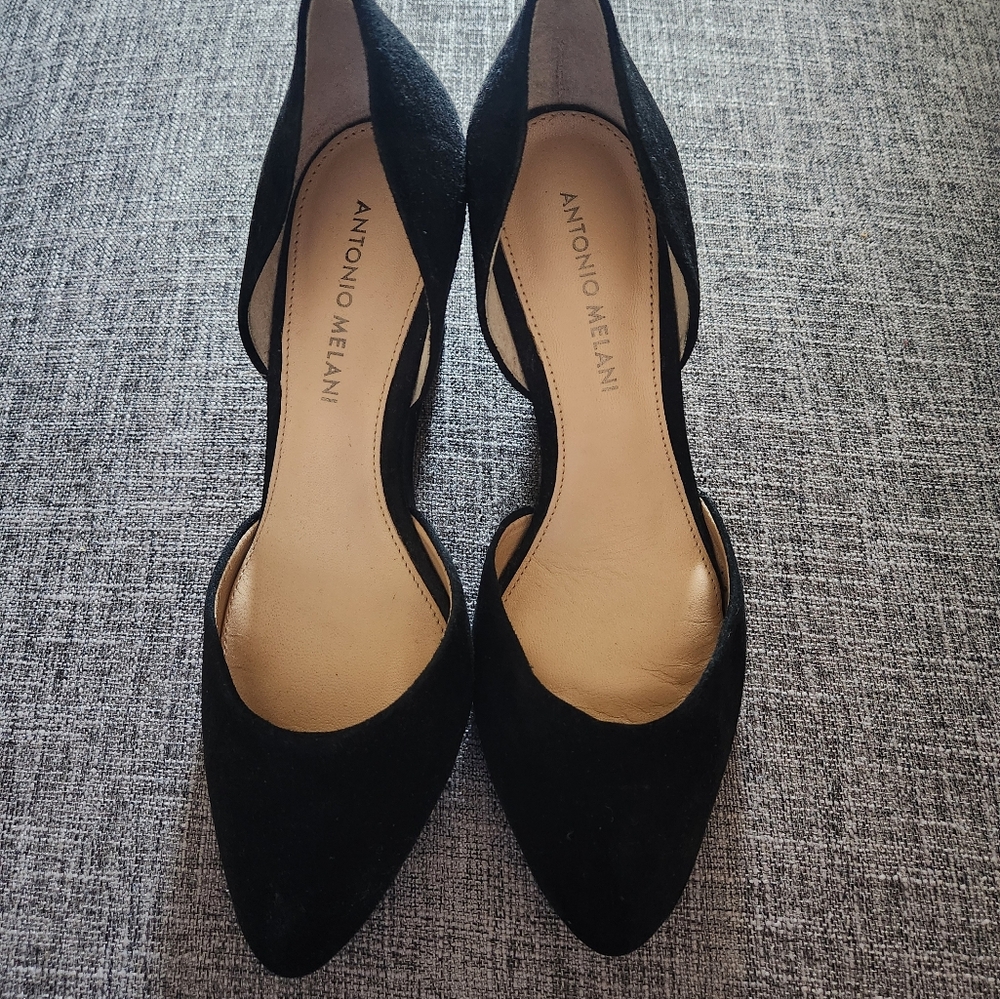 Antonio Melani black wedges